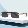 Lunettes de soleil de luxe de haute qualité 20% de réduction Kajia jambe de printemps en bois sans cadre lunettes de modeKajia