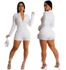 Women's jumpsuit 2023 Spring New Fashion Slim Fit jumpsuit Women's long-sleeved style Rompers