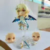 Anime Manga Genshin Impact Traveler Anime Figure 1718 Ying 1717 Kong Action Figure PVC Klee Hutao Figurine Collection Model Dolls Toys Gifts 230309