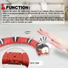 Cat Toys Smart Sensing Interactive Automatic Eletronic Snake Teasering Spela USB -uppladdningsbar kattunge för S Dogs Pet Dges 230309