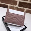 famous fashion women's purse classic business credit card case wallet holders leather luxury bag with original box marmont pa327J