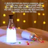 Night Lights Bottle Light 1W USB LED Colorful Touching Rechargeable Timing Lamp For Bedside