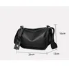 Evening Bags Fashion Trend Saddle Crossbody Bag Genuine Leather Casual Tassel Designer Handbags For Women Girl Messenger Sling Shoulder