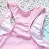 One-Pieces 1~6Year Toddler Baby Girls Swimsuit One piece Girls Swimwear Cute Children Swimwear Kid Girls Swimming outfit Beachwear W0310