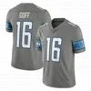 Aidan Hutchinson Jared Goff Barry Sanders Custom Football Jerseys Jamaal Jameson Williams Malcolm Rodriguez Amon Ra St Brown DAndre Swift Penei Sewell Dan Campbell