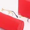 Luxury Designer Fashion Sunglasses 20% Off square frameless trend physical shooting frame fashion sunglassesKajia