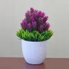 装飾的な花人工プラスチック鉢植え緑の植物盆栽デスクトップ装飾品シミュレーション装飾