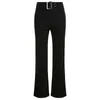 Calças femininas Capris Weekeep Black Low Caist Skinny With Women Women Casual Básico de Streetwear Sólido Calças Sólidas