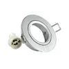 Accessoires d'éclairage pour ampoule GU10 MR16, support de downlight rond encastré, boîtiers réglables, blanc usastar