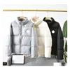 Men'S Down Parkas Puffer Downjacket Winter Style Lovers Stand Collar Bread Jacket Is Extremely Cold Proof Size Sxxl Drop Delivery Dhe5L