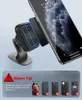 Magnetyczny uchwyt na telefon do deski rozdzielczej samochodu 360 stopni Rotacja dla iPhone'a 15 14 13 Pro Max Samsung Google Smartfony