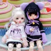 Doll Accessories 1/6 1/4 1/3 BJD Doll Clothes Cute Cat Sweater Hoodie Jacket for Big 1/6 Yosd 60 30cm Doll Clothes BJD SD Doll Accessories 230309