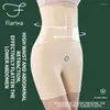 Shapers feminino Flarixa High Caist Trainer Body Shaper Calça barriga bainha de emagrecimento mulher short de barriga plana Shapewear calcinha