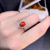 Anelli a grappolo KJJEAXCMY Boutique di gioielli in argento sterling 925 intarsiato con corallo rosso naturale Anello da donna con supporto fine Rilevamento Bellissimi due