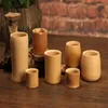 Cups Saucers Natural Bamboo Drinking Cup Tea Beer Vintage Coffee Juice Milk Wooden Breakfast Water Kitchen Bar Drinkware