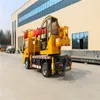 Multi-functional truck-mounted lifting and transportation vehicle of small truck crane directly operated by the manufacturer