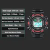 Wristwatches Wholesale Price Mens Digital Watch Waterproof Men Sports Watches Black LED Military Wrist With Alarm Stopwatch Man P2027