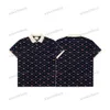 Xinxinbuy Hommes Designer Tee T-shirt 23ss étoile à cinq branches double lettre imprimé coton à manches courtes femmes noir blanc gris bleu S-2XL