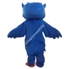 Birthday Hot Sales Blue Owl Mascot Costume Halloween Christmas Fancy Party Dress Cartoon Character Outfit Suit Carnival Unisex Adults Outfit