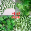 Decorative Flowers 10pcs/lot 2.3M 4 Styles Artificial Ivy Leaf Hanging Garland Flower Vine For DIY Home Wedding Floral Wall Garden Decor