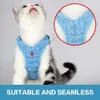 Colliers de chat conduit harnais pour animaux de compagnie réglable avec laisse chaton ceinture AntiEscape léger respirant doux chien lapin gilet câblage 230309