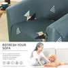 Tampas de cadeira Capa de assento de poltrona Spandex elástico Sretch Protector de móveis laváveis ​​decoração de capa de escorregamento de estiramento
