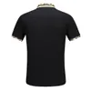 Herren-T-Shirts, Stickerei, kurzärmeliges Poloshirt, Herren-Sommer-Britisches Mode-Baumwoll-Revers-Strickpoloshirt 230309