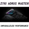 GIGATYBE Z790 AORUS MASTER WIFI LAG 1700 carte mère DDR5 Z790 carte mère 128G prise en charge Intel 12e 13e génération WIFI 6E PCLe5.0 E-ATX