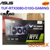 Asus New Graphics Card TUF-RTX3080-O10G-GAMING Placa De Vdeo GDDR6X 19000MHz 320Bit RTX 3080 GPU Motherboard Video Card Economy