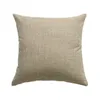 Pillow Decorative Throw Cover Cotton Linen Square Covers 18x18 Inches For Sofa Couch