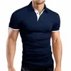 Hommes t-shirts MRMT marque t-shirt revers décontracté à manches courtes couture hommes pour homme couleur unie pull haut homme t-shirt 230310