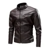 Hommes en cuir faux cuir hommes hiver polaire épais en cuir veste automne décontracté Vintage moto motard manteau mâle marque conception PU veste hommes 230310