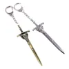 Anneaux clés Dark Souls 3 Artorias Sword Keychain High Quality Abyss Walker Knights Logo Metal Courte