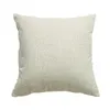 Pillow Decorative Throw Cover Cotton Linen Square Covers 18x18 Inches For Sofa Couch