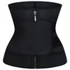 Bustiers Corsets 여자 네오프렌 땀 허리 트레이너 코르셋 트리머 벨트 Cincher Body Slimmer Hook and Zip Up Latex Shaperwear