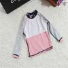 Endelar Yinfenging New Kids Girls Long Sleeve Print Two Piece badkläder baddräkt Holiday Swims Barn Simning Beachwear 2023 W0310