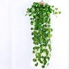 Decorative Flowers 10pcs/lot 2.3M 4 Styles Artificial Ivy Leaf Hanging Garland Flower Vine For DIY Home Wedding Floral Wall Garden Decor