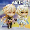 Anime Manga Genshin Impact Traveler Anime Figure 1718 Ying 1717 Kong Action Figure PVC Klee Hutao Figurine Collection Model Dolls Toys Gifts 230309