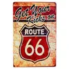 Vintage motorolie metalen blikjes mustang motorfietsen metalen teken auto benzine garage route 66 kunst poster pub club decor muur plaque gepersonaliseerd kunstdecor 30x20cm w01