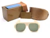 erkekler ve kadınlar için 2023 Yeni Moda Lüks Güneş Gözlüğü Marka Tasarımcısı Güneş Gözlüğü Büyük Boy Kare Lüks Güneş Gözlüğü Degrade Lens Vintage% 100 UV kutusu ile
