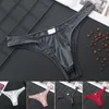 Underpants Men's Briefs Low-rise Bulge Pouch Thong T-back G-string Bikini Underwear Undies