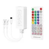 Controlador LED SP611E Aplicación de música Bluetooth para WS2811 WS2812 Tira de luz LED direccionable IR 38 teclas DC5V-24V