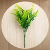 Decorative Flowers Fake Plants Long Branches Pointed Leaf Multicolor Home Garden Wedding Party Ornament Artificial Leaves