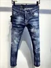 Jeans pour hommes Slim Casual Fashion Wear Hole High Street Pants 9810 #