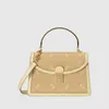 5A designer bag Canvas Leather Handbag Messenger Bag Women Crossbody Handbags Classic Letter Prints Flip Wallet Long Shoulder Strap Gold Hardware 25CM