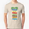 Herren T-Shirts Key West Bar Stops Hemd Sommer Mode Lässig Baumwolle Rundhals Bars Trinken Urlaub