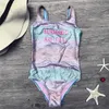 One-Pieces 7-14 Years Fish Pattern Baby Girls Swimwear Beach Summer Kids One Piece Swimwear Swimsuit 2023 Children Monokini Bathing Suit348 W0310