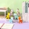 Lampy stołowe mini dioda LED Cute Deer Folbleble Desktop Ozdoba nocne DIY DZIECI DOCHODA SYPIALNIA Sypialnia