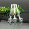 Smoking Pipes Double filtering pot Wholesale bongs Oil Burner Pipes Water Pipes Glass