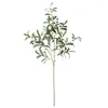 Decorative Flowers Plant Wedding Pography Party Artificial Props 1Pc Olive Branch With Fruits Fake Bonsai Stage Garden Home Desktop Decor